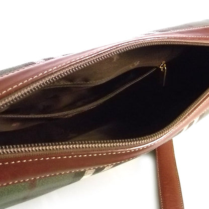 Burberry BURBERRYS Vintage Haymarket Check Shoulder Bag Green 8 of 8