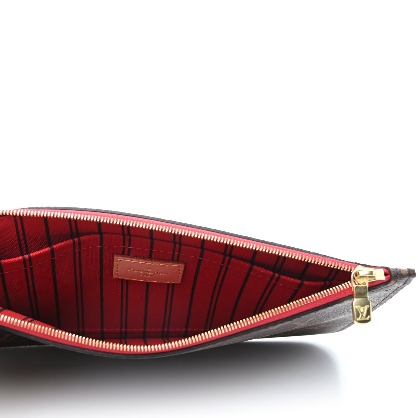 Monogram Neverfull MM GM Pochette Cherry