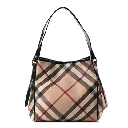 Burberry Nova Check Small Canterbury Tote Black 1 of 7