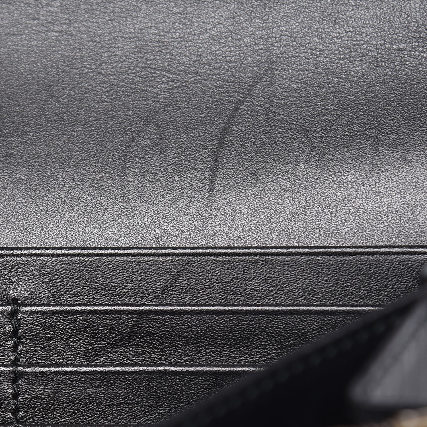 Gucci Calfskin Matelasse GG Marmont Chain Wallet Black 13 of 13