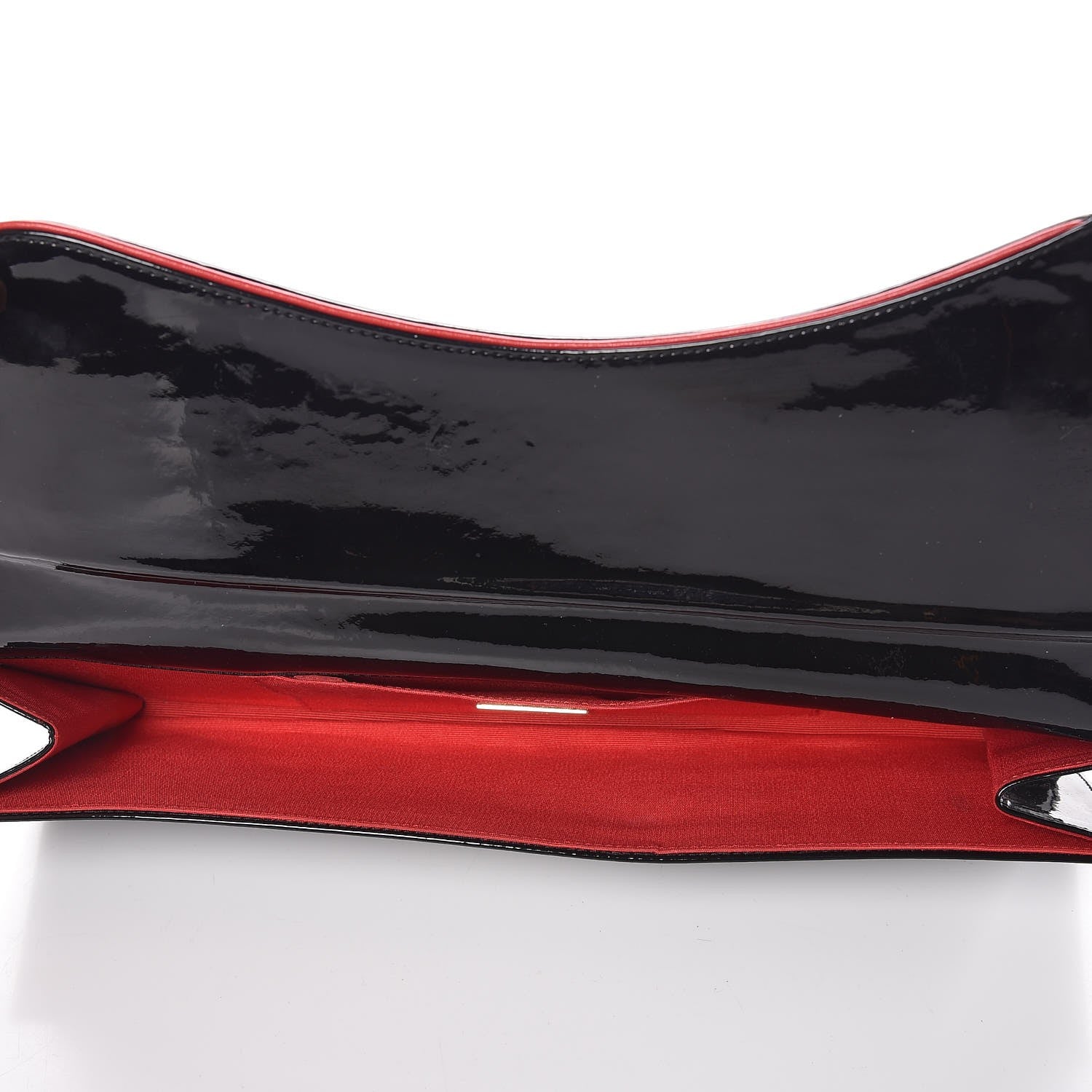 Christian Louboutin Patent Pigalle Clutch Black 5 of 9