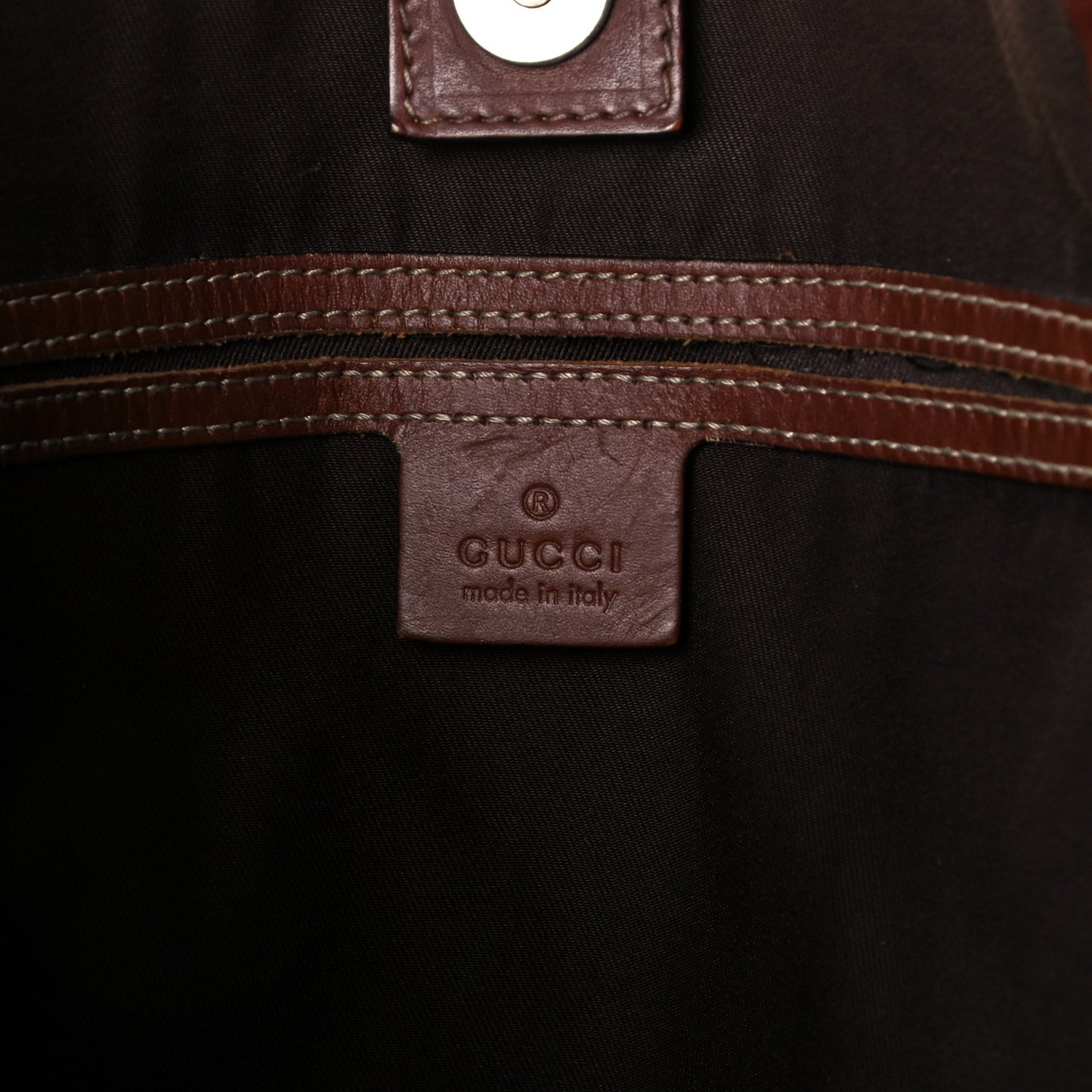 GG Plus Monogram Medium Joy Tote Brown