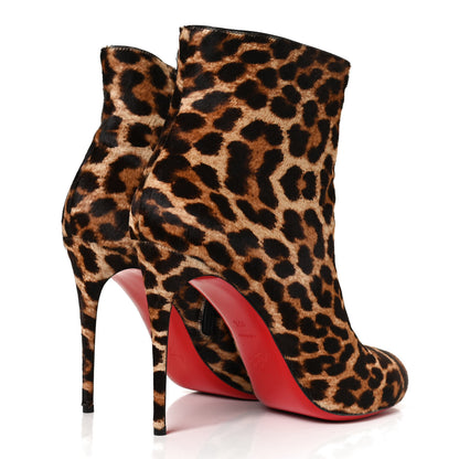 Christian Louboutin Calf Hair Leopard Print Ankle Boots 40.5 4 of 11
