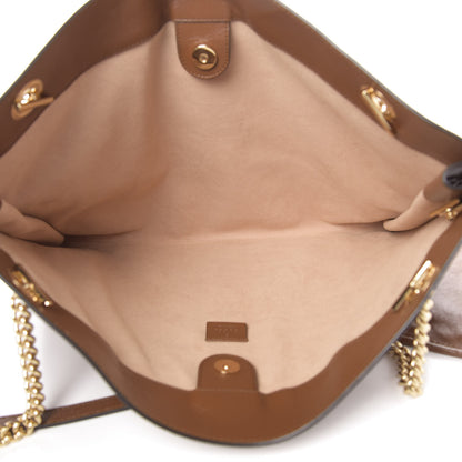 Gucci Calfskin Large Rajah Chain Tote Cuir 6 of 13