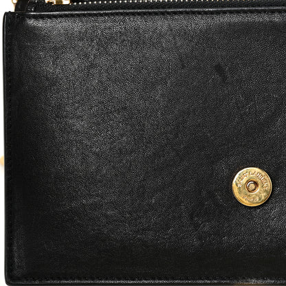 Saint Laurent Smooth Calfskin Classic Monogram Kate Heart Tassel Heart Chain Wallet Black 21 of 22