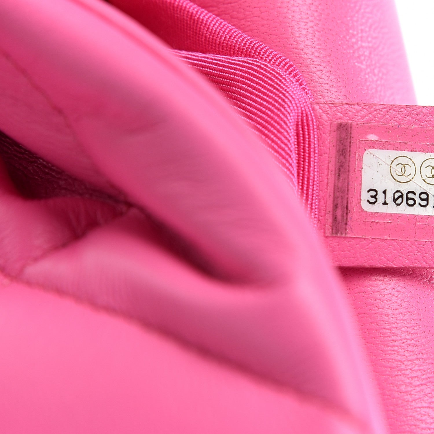 Chanel Lambskin Quilted Medium Chanel 19 Flap Neon Pink 9 of 10