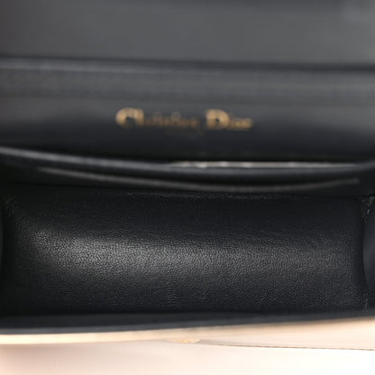 Christian Dior Metallic Patent Micro-Cannage Baby Diorama Flap Bag Gold 5 of 11