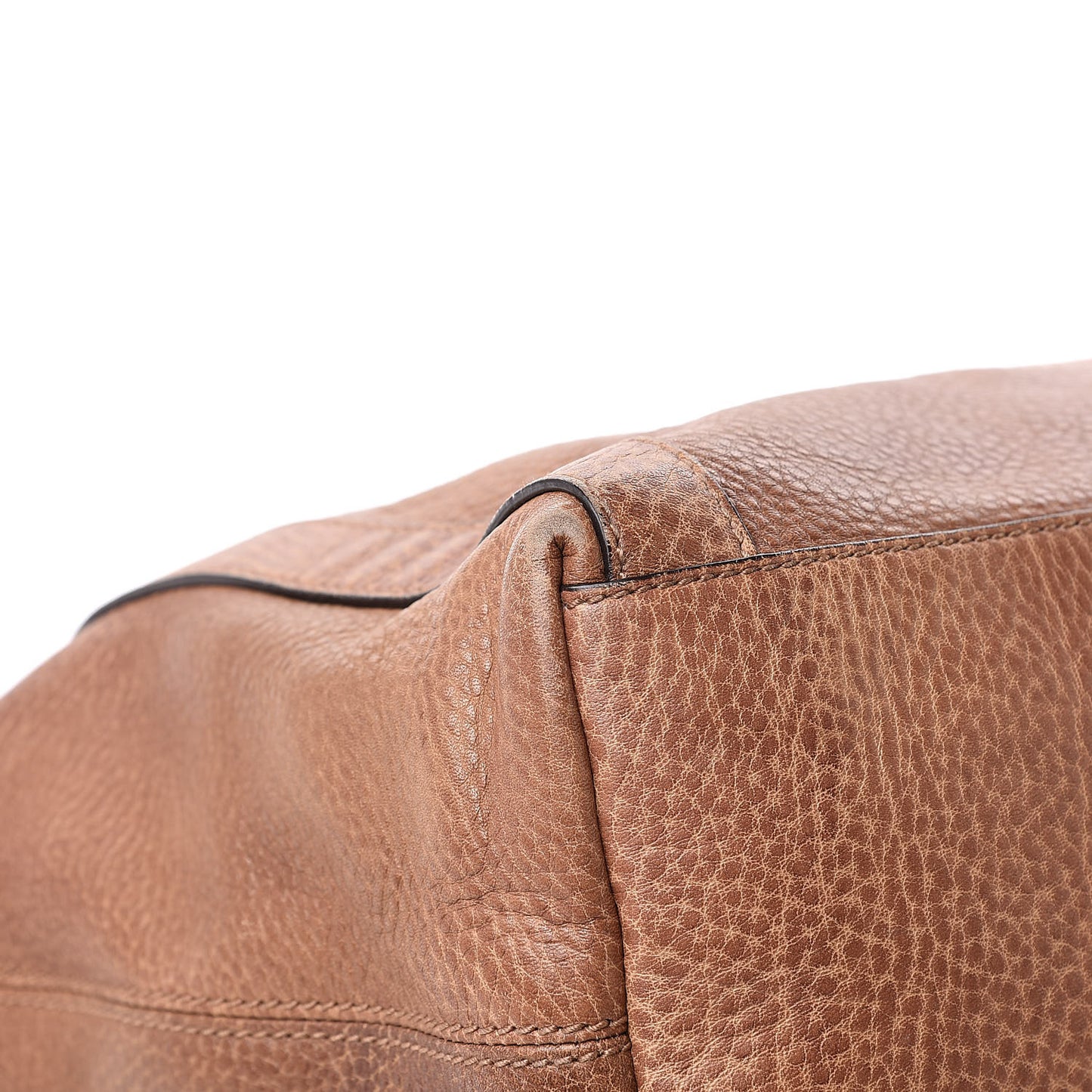 Pebbled Calfskin Medium Miss GG Top Handle Bag Light Cuir
