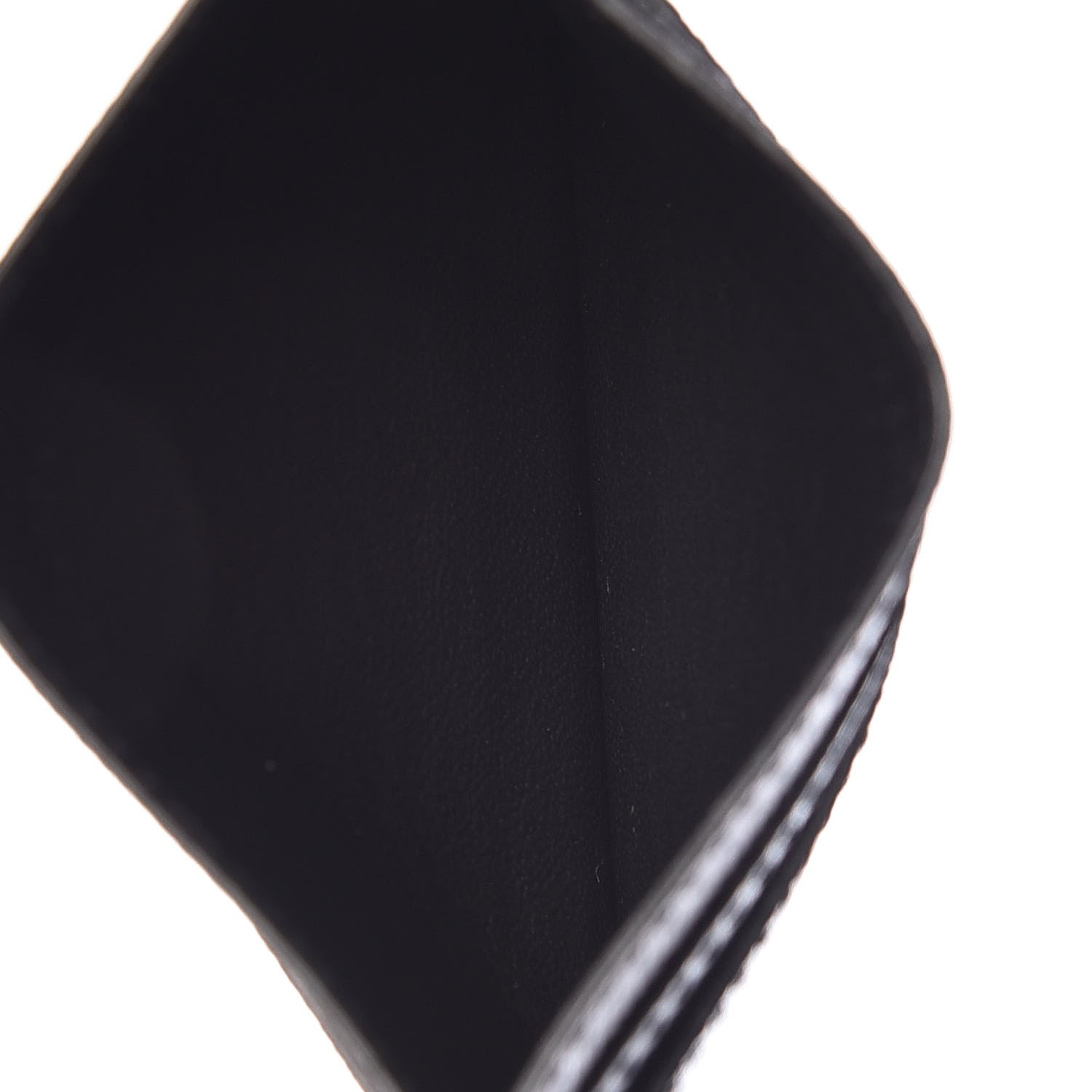 Saint Laurent Grain De Poudre Musical Notes Credit Card Case Black 6 of 7