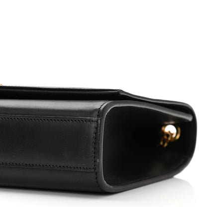 Saint Laurent Smooth Calfskin Medium Classic Monogram Kate Tassel Satchel Black 9 of 9