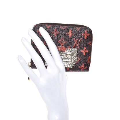 Louis Vuitton Catogram Zippy Coin Purse Marron 2 of 8