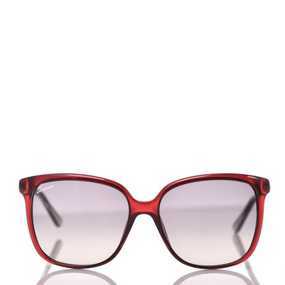 Gucci Square Frame Oversized Sunglasses GG3696/S Red 2 of 7