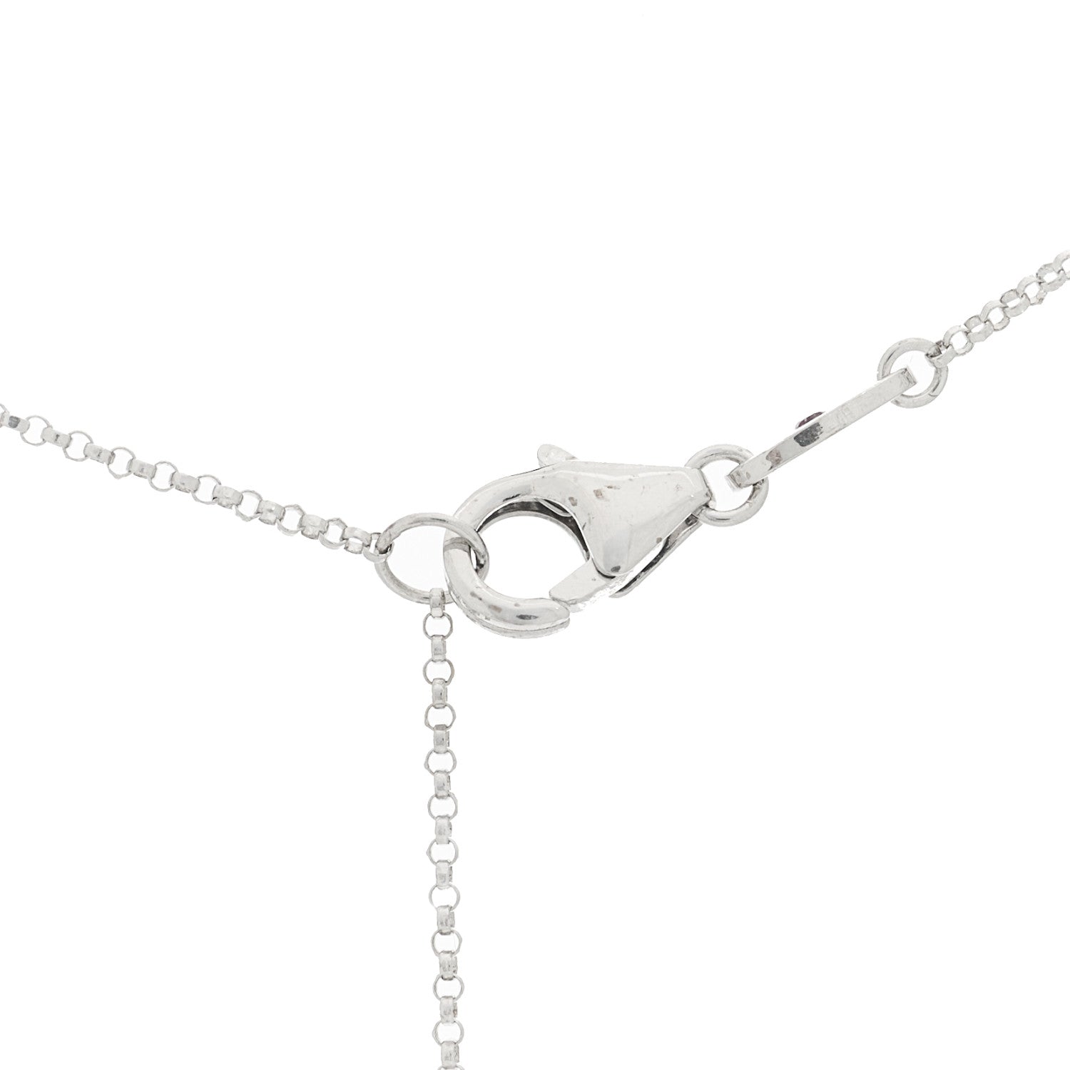 Roberto Coin 18K White Gold Love in Verona Flower Necklace 4 of 5