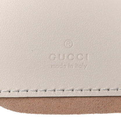 Gucci Calfskin Matelasse Mini GG Marmont 2.0 Bucket Bag White 7 of 10