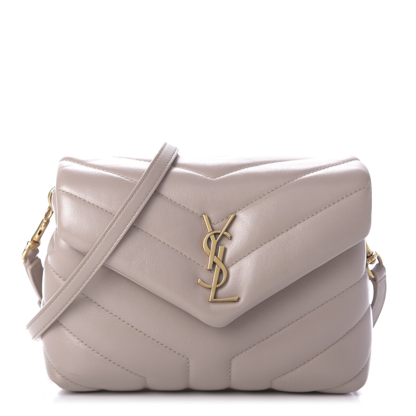 Calfskin Y Quilted Monogram Toy Loulou Satchel Light Natural