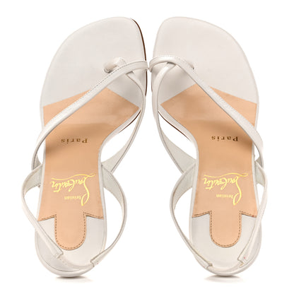Christian Louboutin Kid Taralita 55 Thong Sandals 35 White 2 of 10