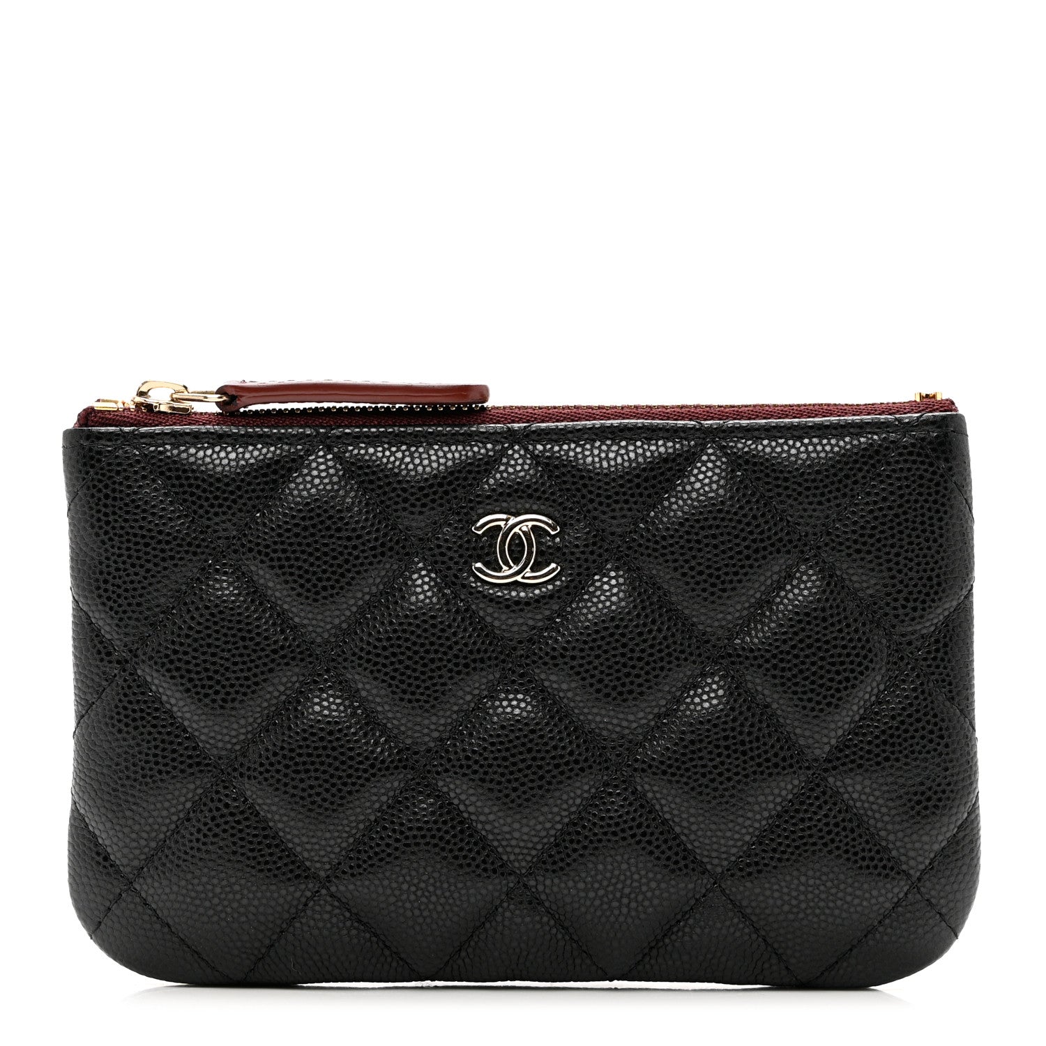 Chanel Caviar Quilted Small Cosmetic Case Black 1 of 7