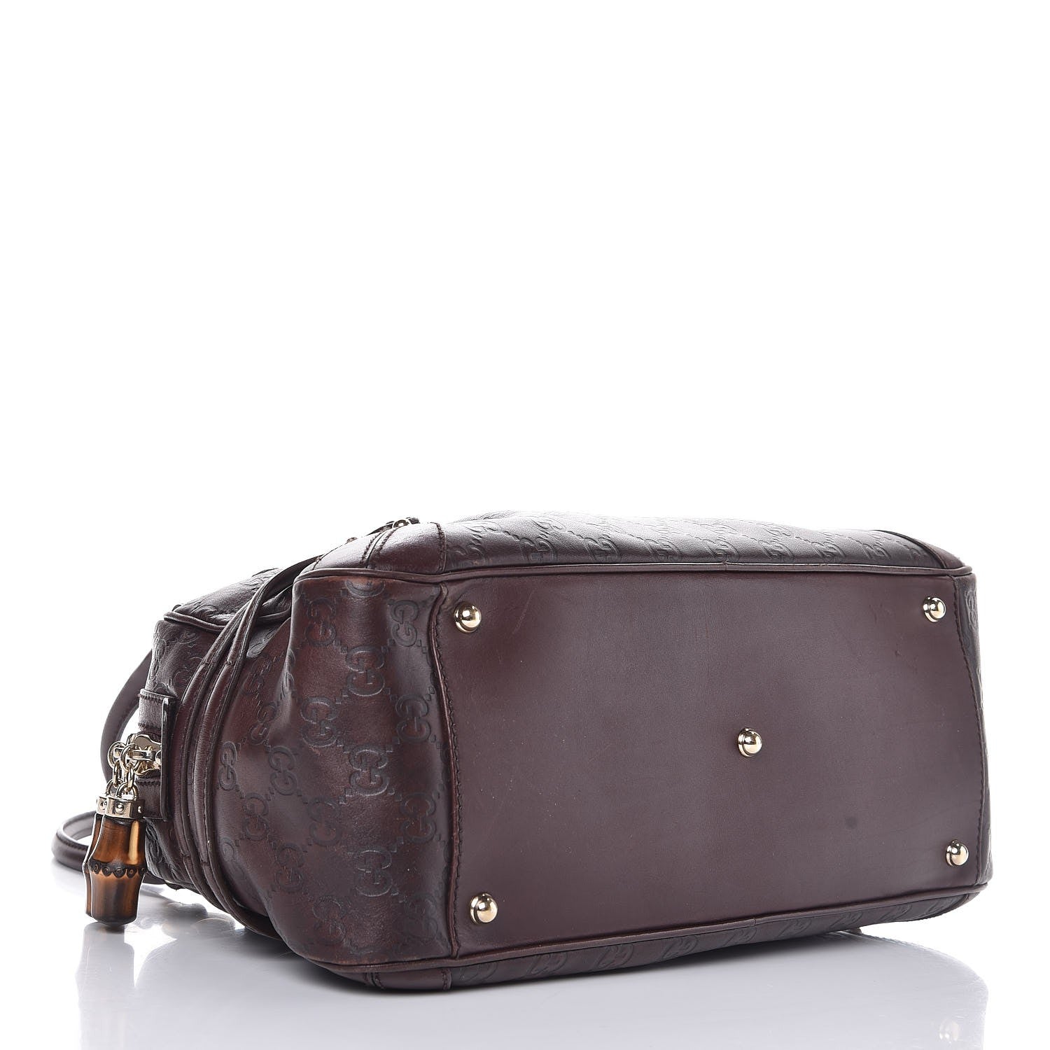 Gucci Guccissima Large Wave Boston Dark Brown 4 of 25
