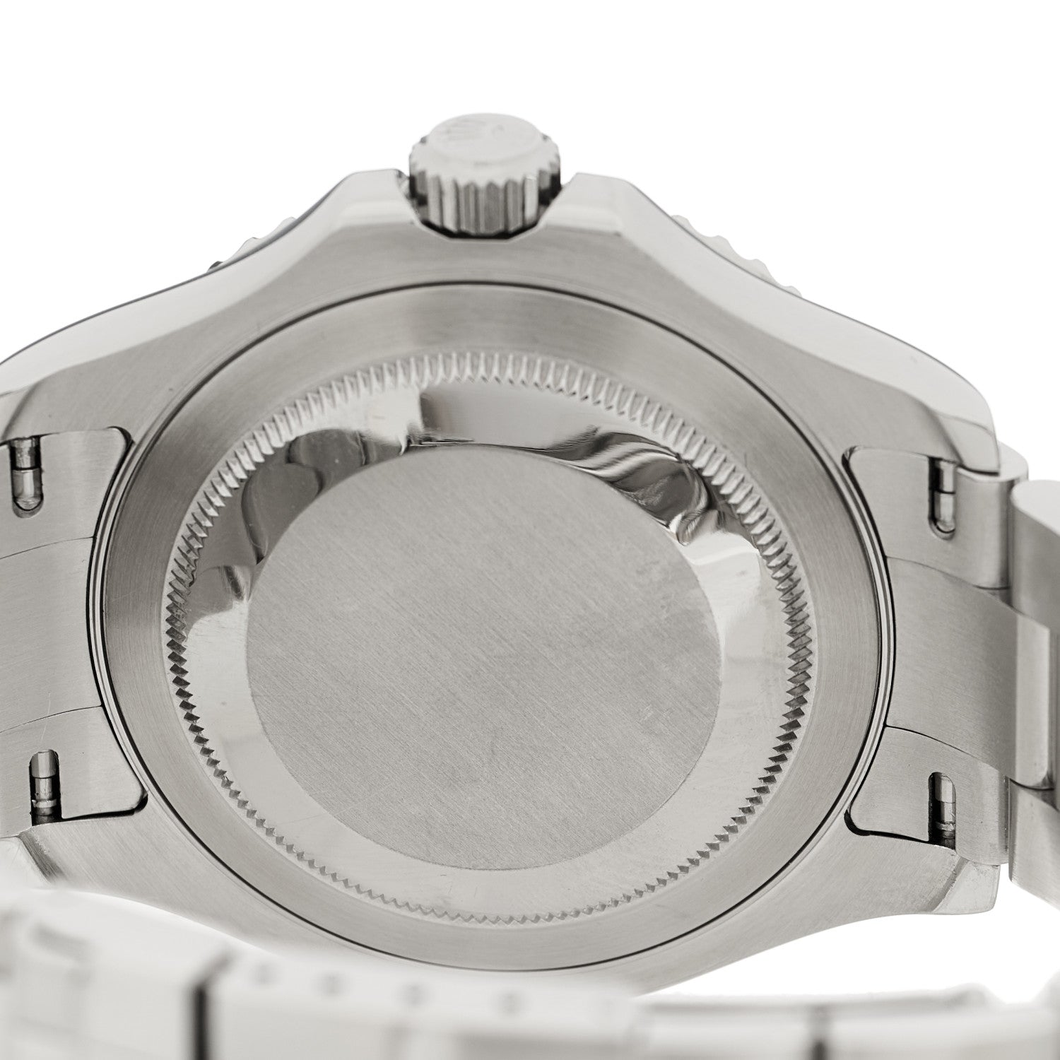 Rolex Stainless Steel Platinum 40mm Oyster Perpetual Date Yacht-Master Watch Silver 16622 4 of 4