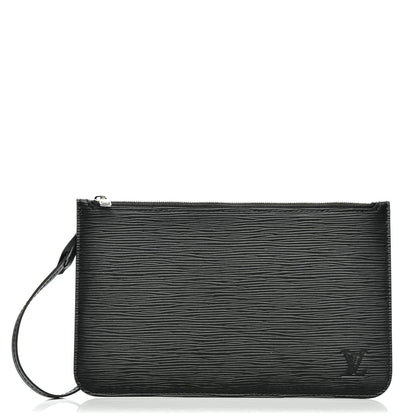 Louis Vuitton Epi Neverfull Pochette MM GM Black 1 of 6