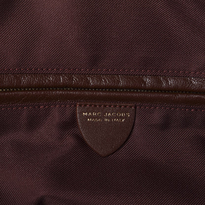 Marc Jacobs Lambskin Prince Georgie Flight Tote Chestnut 9 of 10