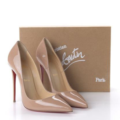 Christian Louboutin Patent So Kate 120 Pumps 40 Nude 9 of 9