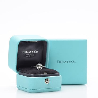 Tiffany Platinum Diamond 1.89ct Solitaire Engagement Ring 51 5.75 7 of 8