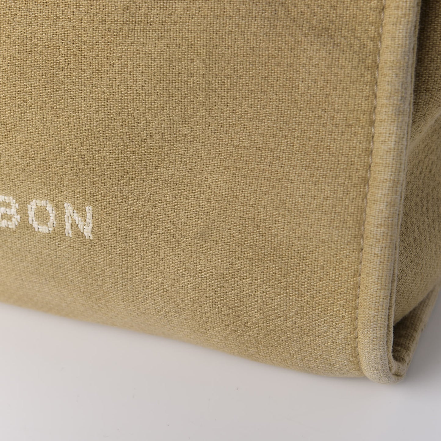Canvas Medium Deauville Tote Beige Black