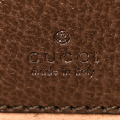 Gucci GG Supreme Monogram Top Handle Web Mini Ophidia Round Shoulder Bag Brown 6 of 10