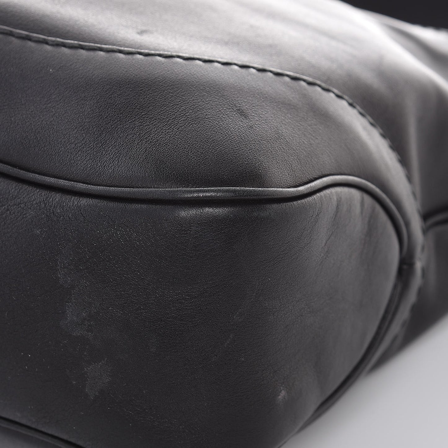 Calfskin Medium Jackie Shoulder Bag Black