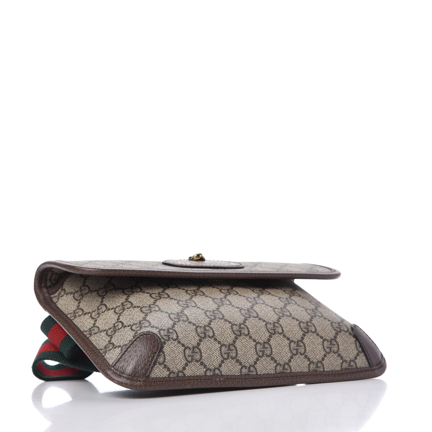 Gucci GG Supreme Monogram Neo Vintage Web Belt Bag Brown 4 of 10