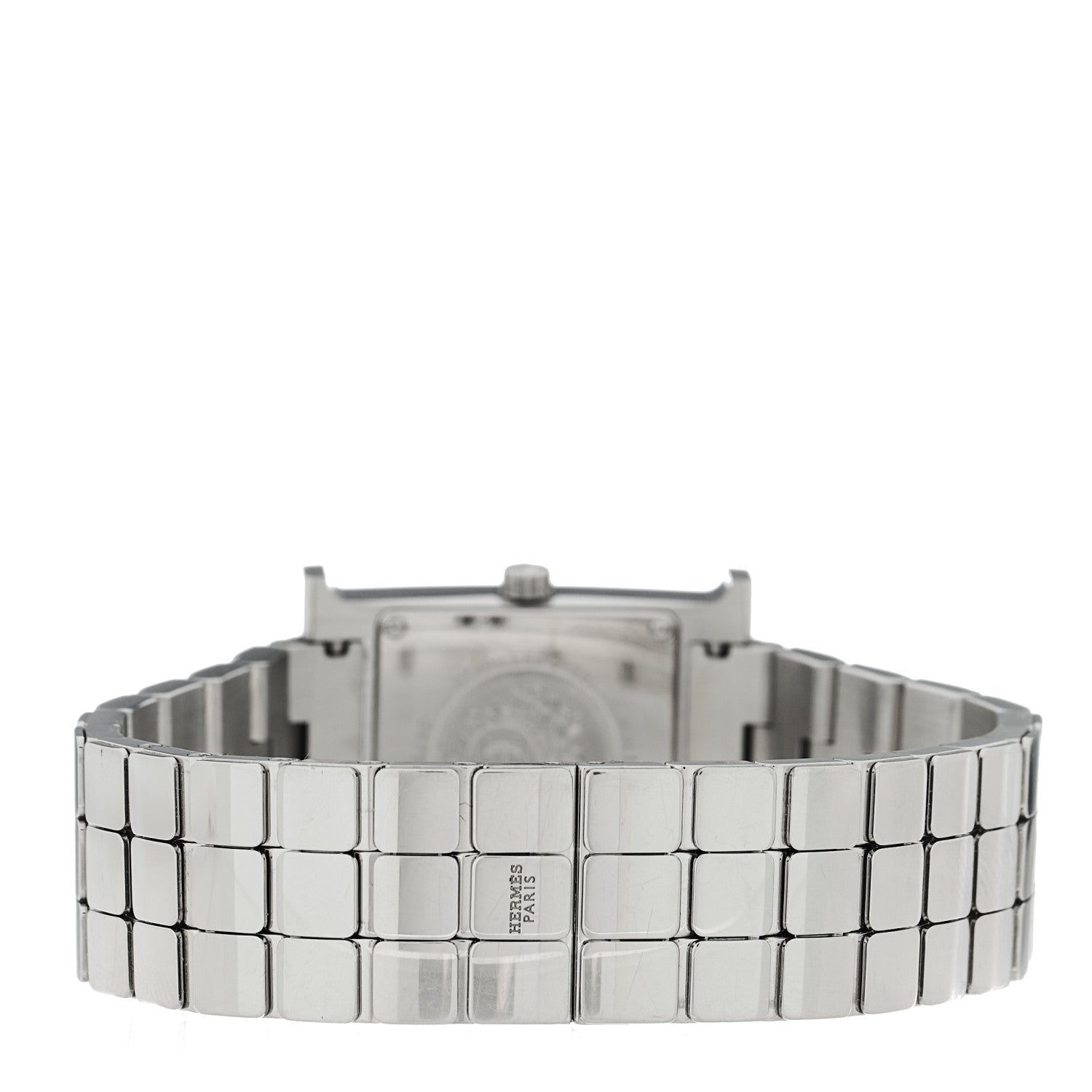 Hermes Stainless Steel 21mm Heure H Hour Quartz Watch 3 of 5