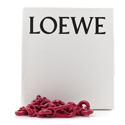 Loewe Brass Monochrome Donut Chain Shoulder Strap Ruby Red Glaze 5 of 5