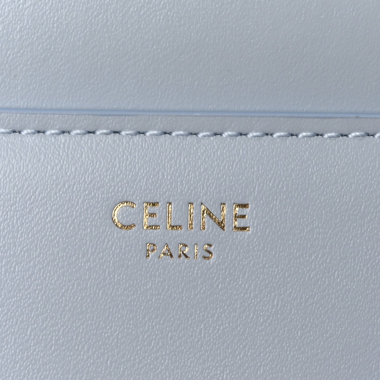 Celine Satinated Calfskin Mini 16 Top Handle Bag Pale Blue 6 of 13