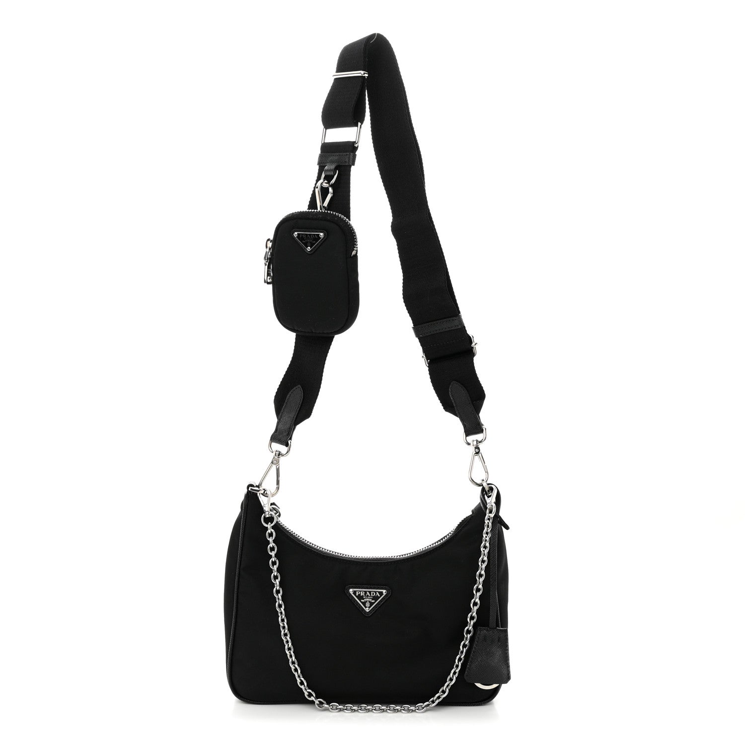 Prada Nylon Re-Edition 2005 Shoulder Bag Black 1 of 9