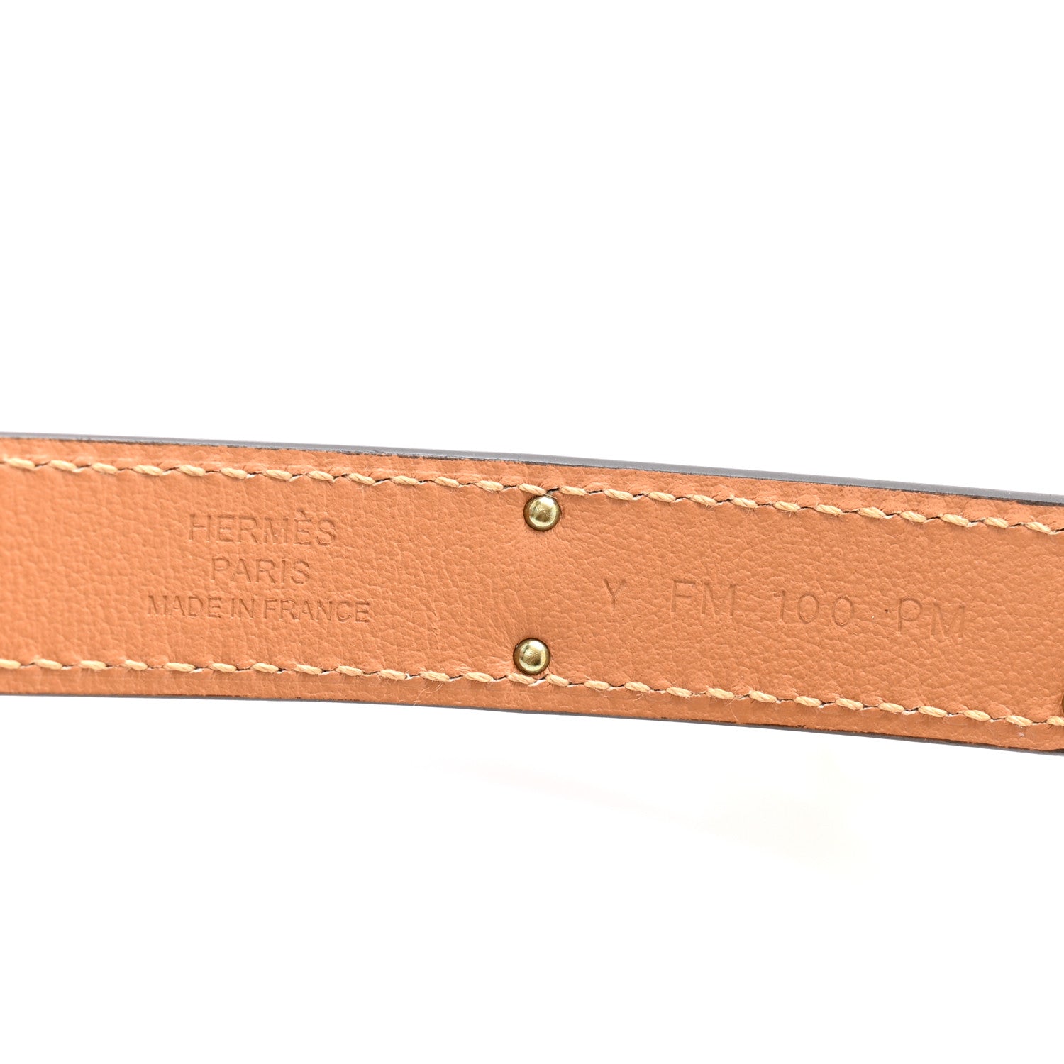 Hermes Epsom Kelly Belt White 3 of 4