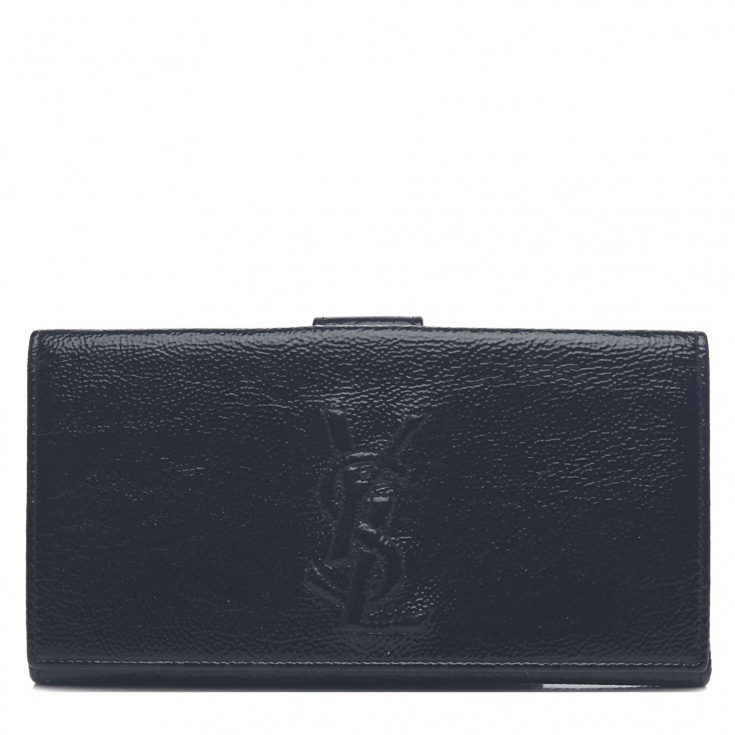 Saint Laurent Textured Patent Belle de Jour Wallet Black 8 of 13