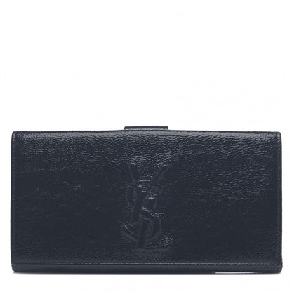 Saint Laurent Textured Patent Belle de Jour Wallet Black 8 of 13