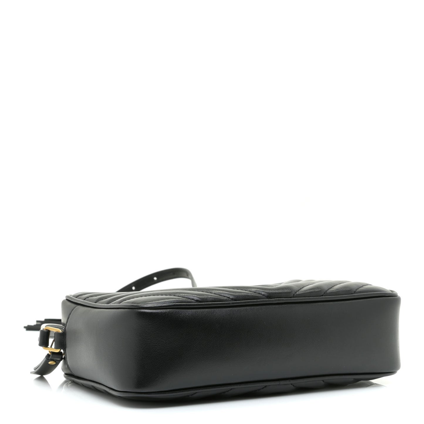 Calfskin Matelasse Monogram Lou Camera Bag Black