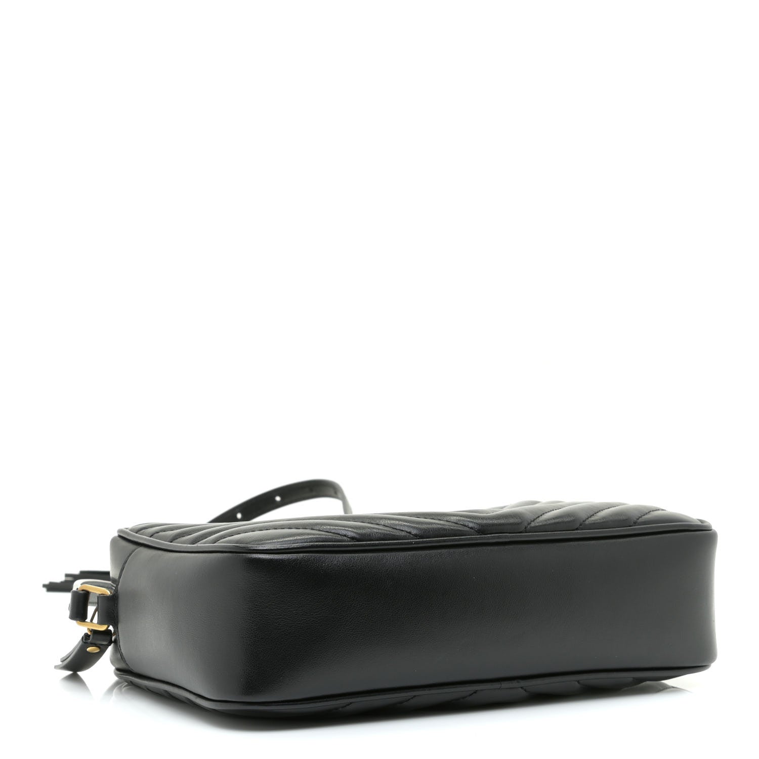 Saint Laurent Calfskin Matelasse Monogram Lou Camera Bag Black 4 of 14