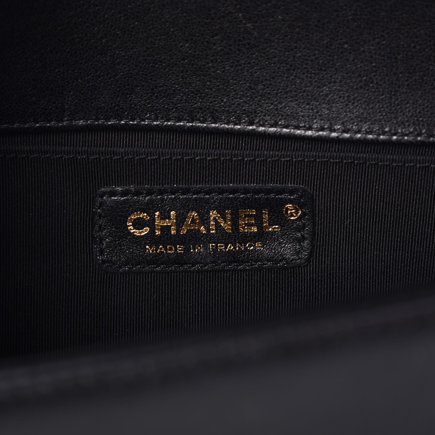 Chanel Lambskin Quilted Medium Boy Flap Black 6 of 8