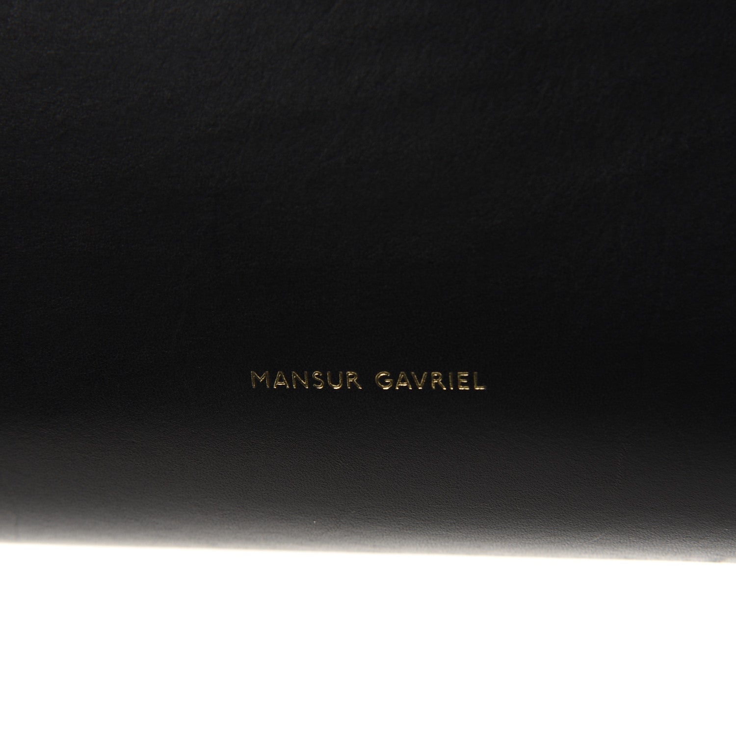 Mansur Gavriel Saffiano Large Shopping Tote Black Royal 8 of 10