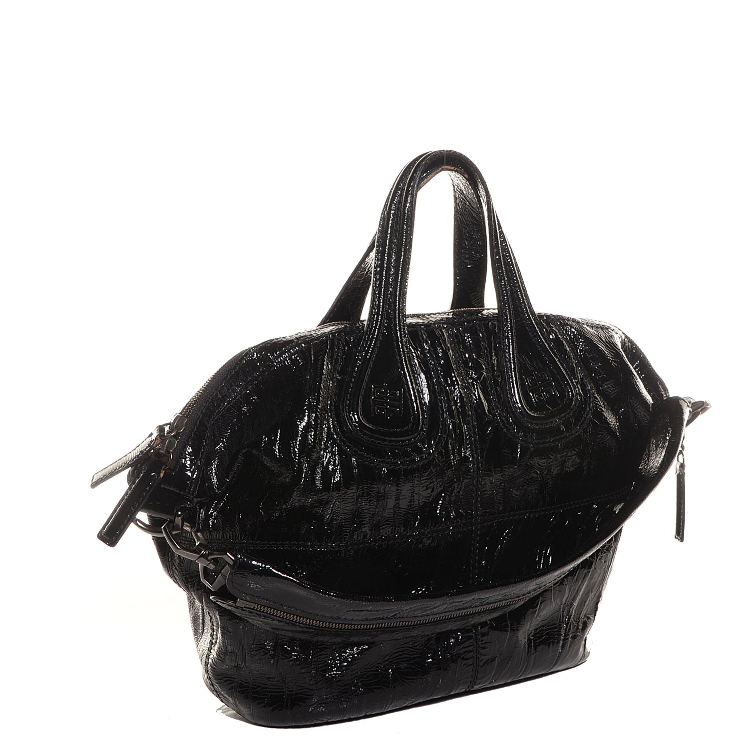 Givenchy Crinkled Patent Medium Nightingale Black 3 of 9