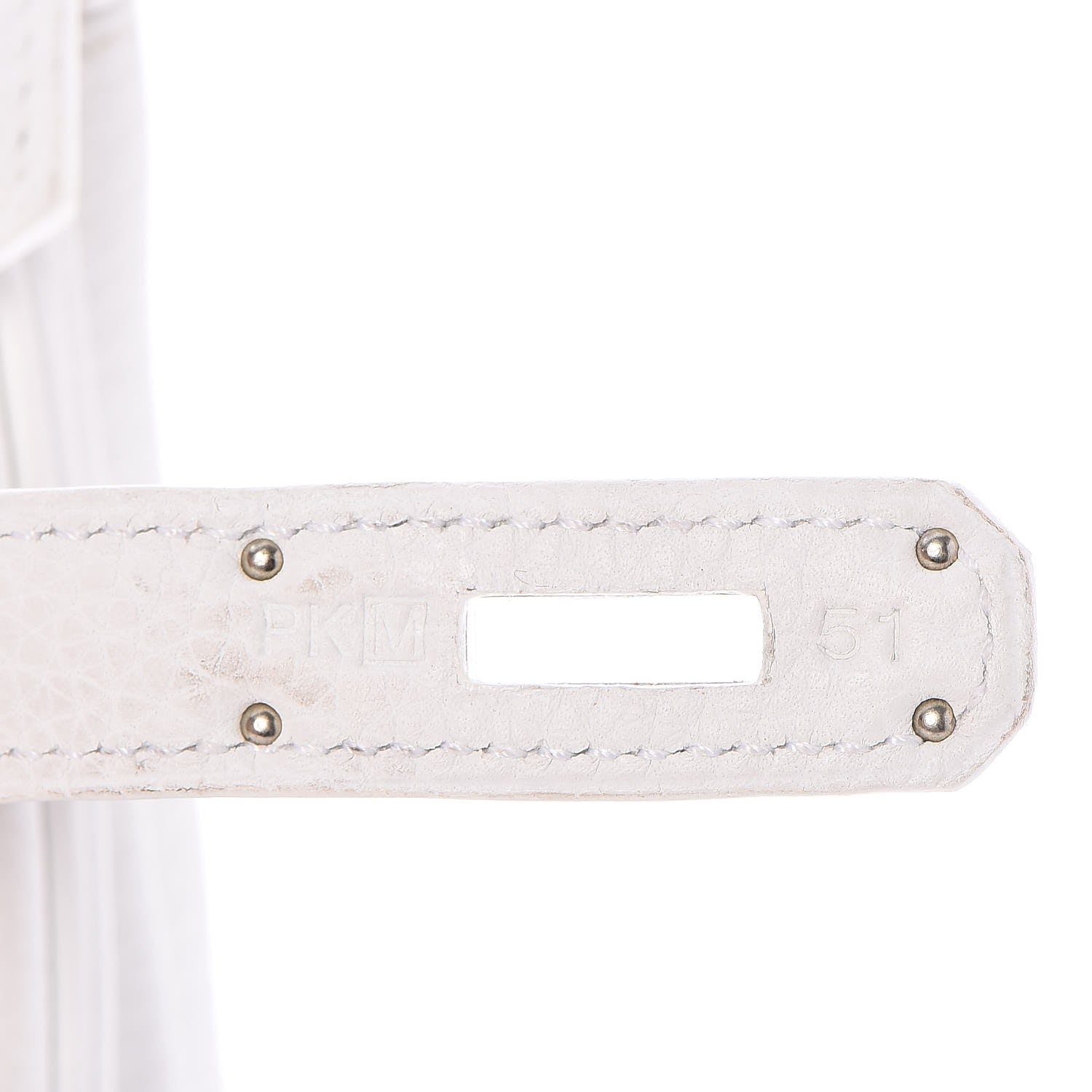 Hermes Taurillon Clemence Birkin 35 White 16 of 33
