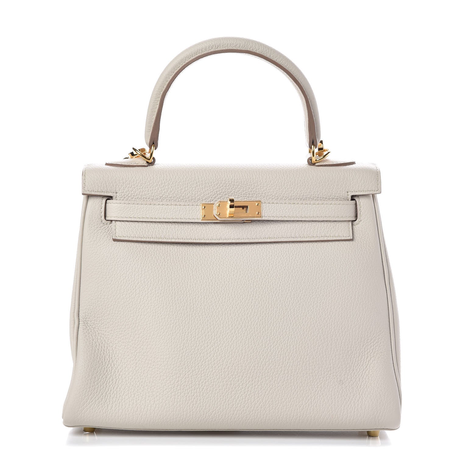 Hermes Togo Kelly Retourne 25 Craie 1 of 55