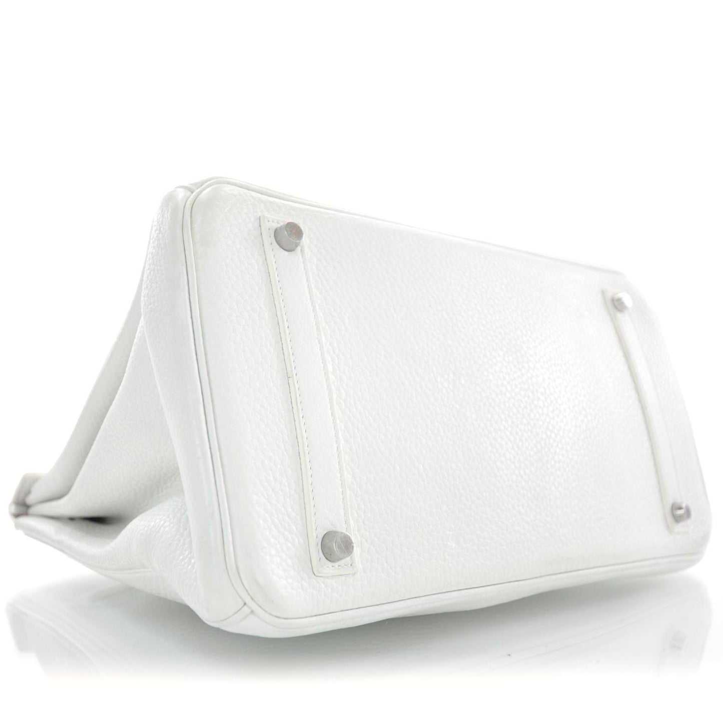 Taurillon Clemence Birkin 35 White