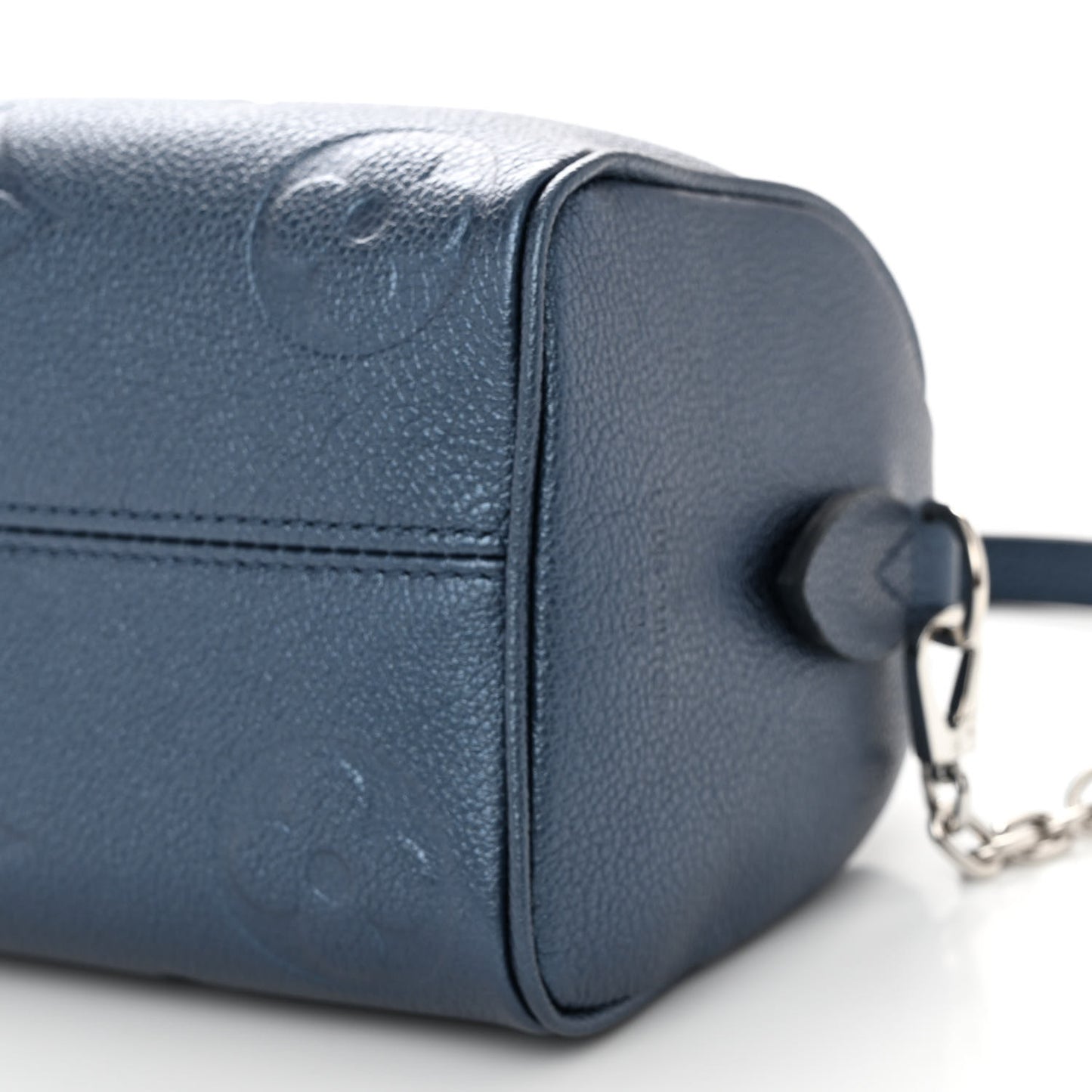 Metallic Empreinte Monogram Giant Speedy Bandouliere 20 Navy Nacre