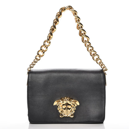 Versace Nappa Palazzo Sultan Shoulder Bag Black 1 of 7