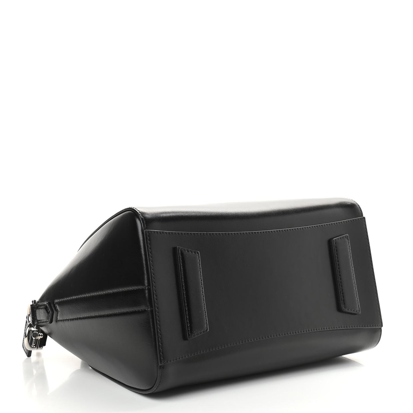 Shiny Lord Calfskin Small Antigona Black