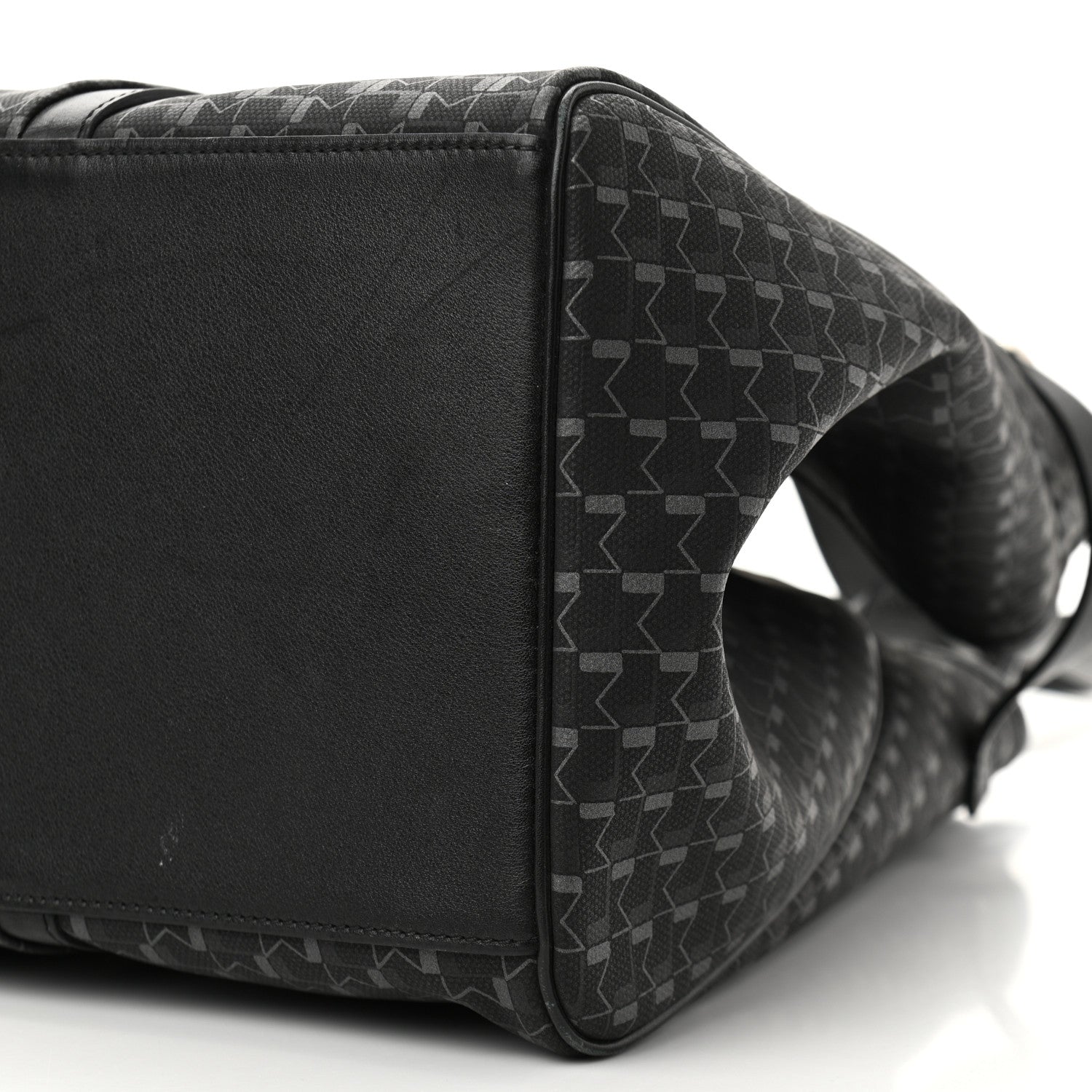 Moynat Calfskin Canvas 1920 Monogram Regate Tote Black 11 of 13